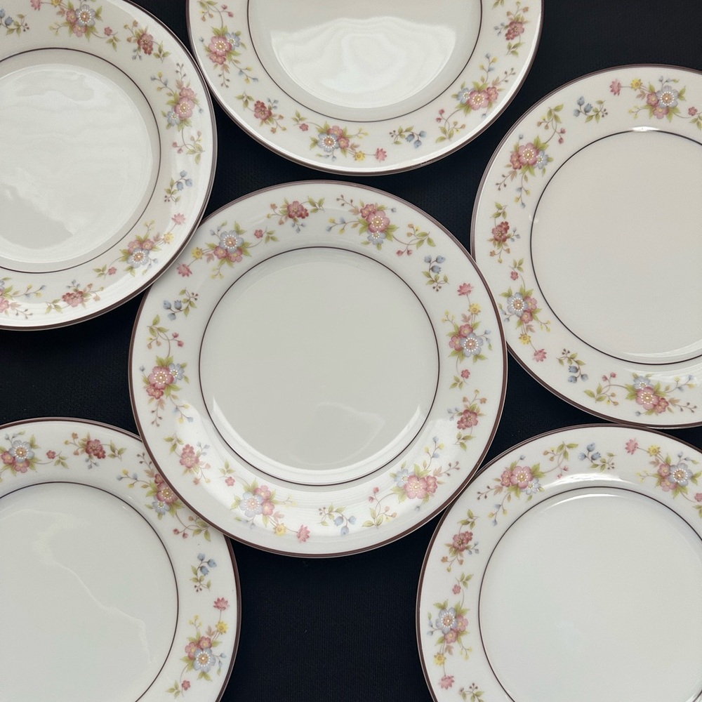 Noritake Forever pattern 6-1/4” plates set of 6